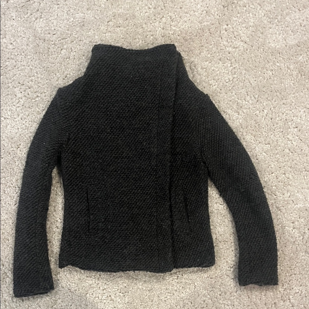 Women's charcoal gray /Blackish Sweater jacket